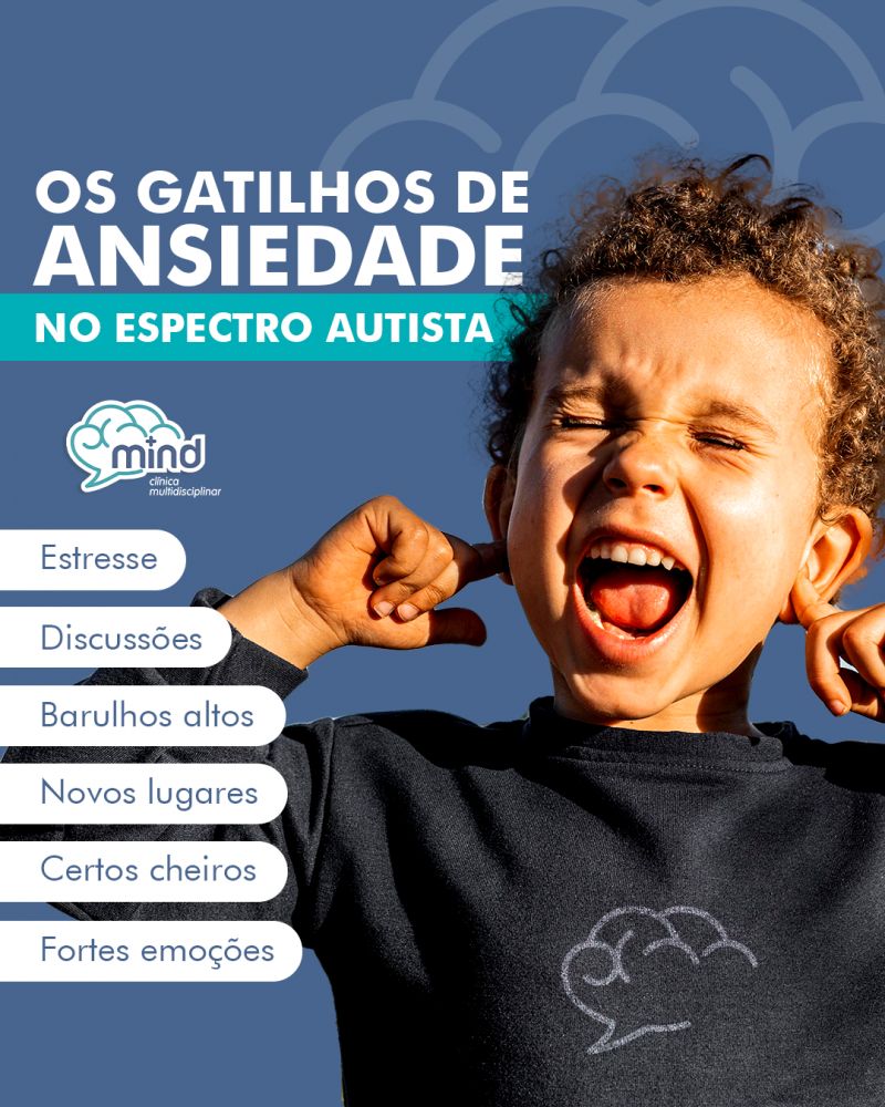 Gatilhos de ansiedade no TEA
